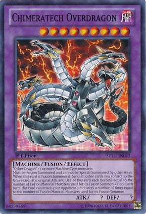 Chimeratech Overdragon (Starfoil) (Starfoil Rare) [SP14-EN043] 1st Edition