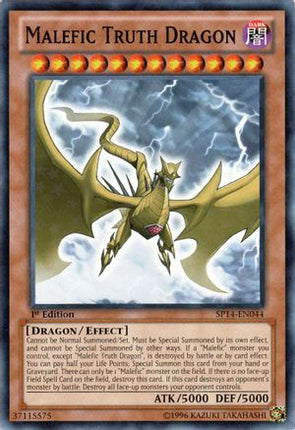 Malefic Truth Dragon (Starfoil) (Starfoil Rare) [SP14-EN044] 1st Edition