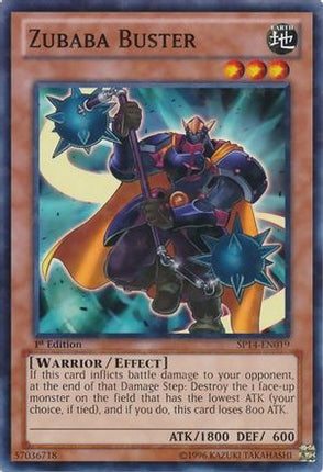 Zubaba Buster (Starfoil) (Starfoil Rare) [SP14-EN019] 1st Edition