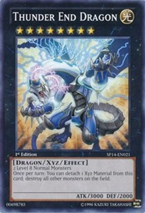 Thunder End Dragon (Common / Short Print) [SP14-EN021] 1st Edition
