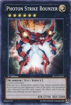 Photon Strike Bounzer (Common / Short Print) [SP14-EN024] 1st Edition