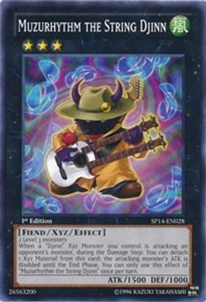 Muzurhythm the String Djinn (Common / Short Print) [SP14-EN028] 1st Edition