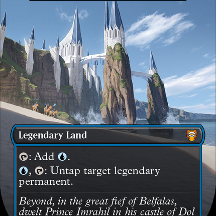 Minamo, School at Water's Edge (Borderless) [Tales of Middle-earth Commander]