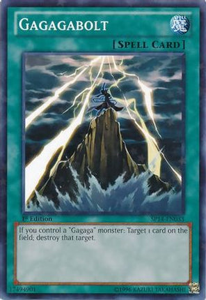 Gagagabolt (Starfoil) (Starfoil Rare) [SP14-EN033] 1st Edition