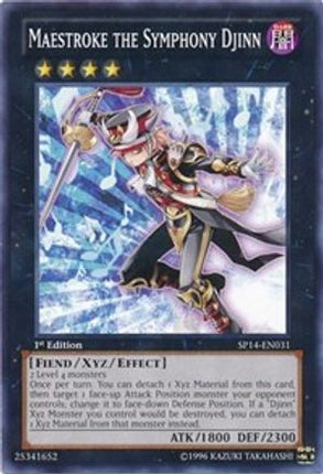 Maestroke the Symphony Djinn (Common / Short Print) [SP14-EN031] 1st Edition