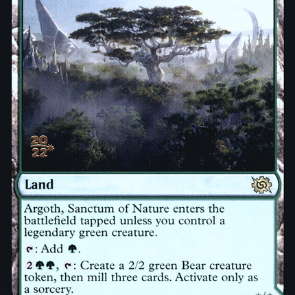 Argoth, Sanctum of Nature [The Brothers' War Promos] Prerelease Foil
