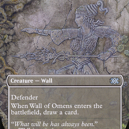 Wall of Omens (Borderless) [Double Masters 2022]