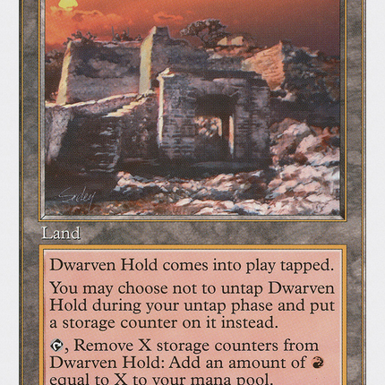 Dwarven Hold [Fifth Edition]