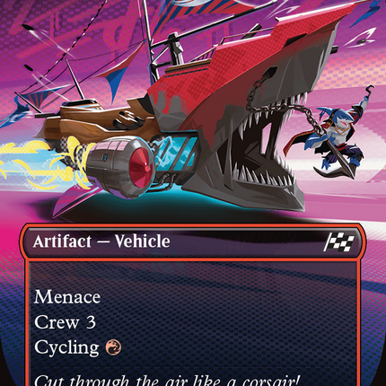 Clamorous Ironclad (Borderless) [Aetherdrift] Foil