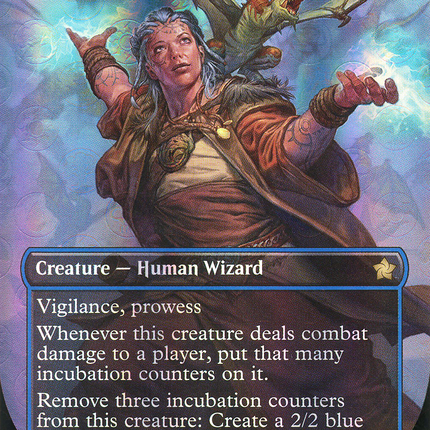 Drake Hatcher (Borderless) [Foundations] Mana Foil