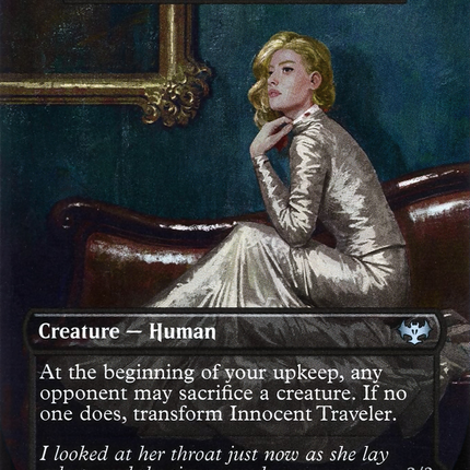 Innocent Traveler // Malicious Invader (Borderless) [Innistrad: Crimson Vow]