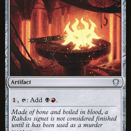Rakdos Signet [Crimson Vow Commander]