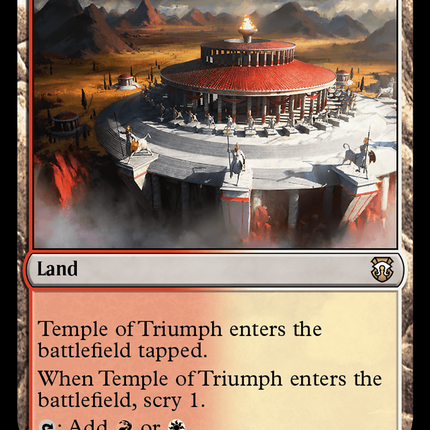 Temple of Triumph [Modern Horizons 3 Commander]