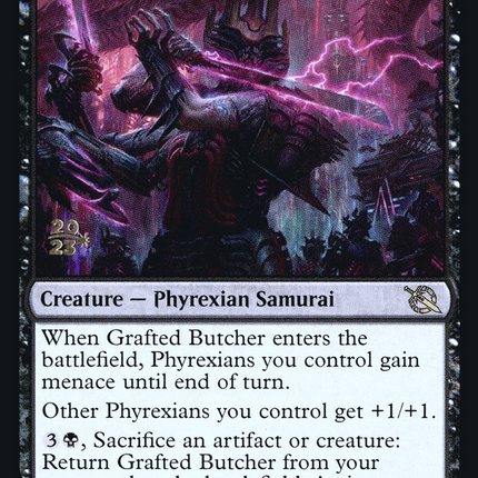 Grafted Butcher [March of the Machine Promos] Prerelease Foil