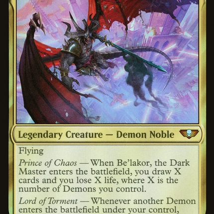 Be'lakor, the Dark Master [Warhammer 40,000 Commander] Foil