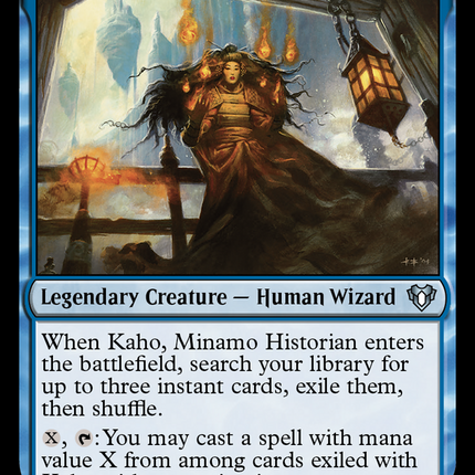 Kaho, Minamo Historian [Commander Masters]