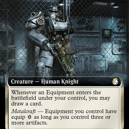 Puresteel Paladin (Extended Art) [Fallout] Surge Foil