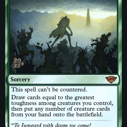 Last March of the Ents [Tales of Middle-earth Promos] Prerelease Foil
