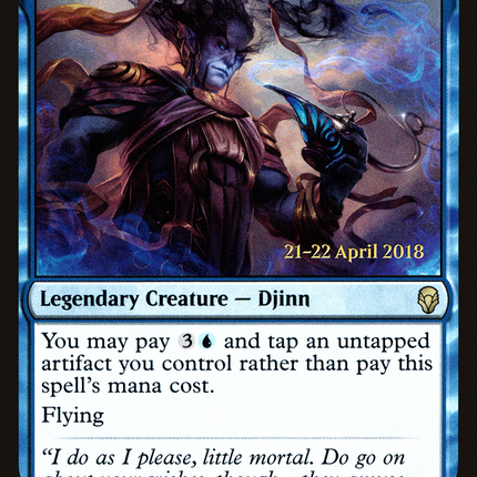 Zahid, Djinn of the Lamp [Dominaria Promos] Prerelease Foil