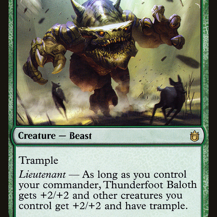 Thunderfoot Baloth [Commander Anthology]
