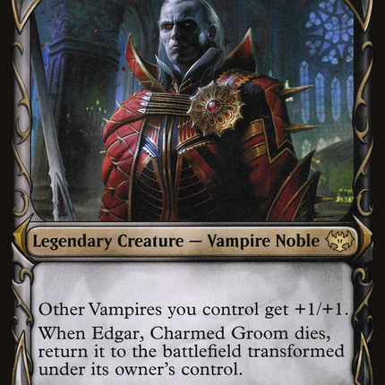 Edgar, Charmed Groom // Edgar Markov's Coffin (Showcase) [Innistrad: Crimson Vow]
