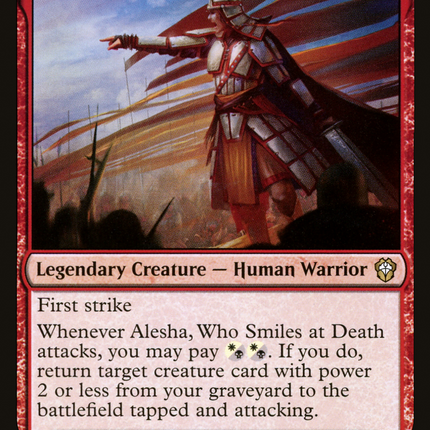 Alesha, Who Smiles at Death [Dominaria United Commander]