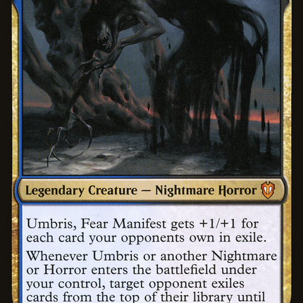 Umbris, Fear Manifest [Crimson Vow Commander]