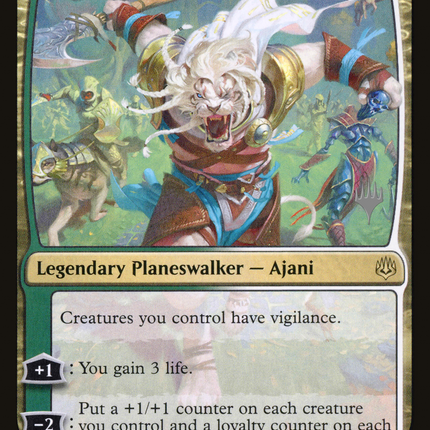 Ajani, the Greathearted [War of the Spark Promos]
