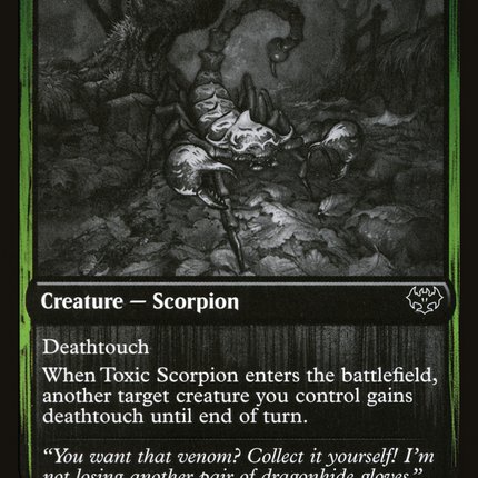 Toxic Scorpion [Innistrad: Double Feature]
