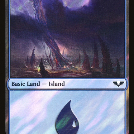 Island (309★) [Warhammer 40,000 Commander] Surge Foil
