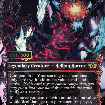 Obosh, the Preypiercer (Showcase) (Borderless) [Multiverse Legends] Serialized Foil
