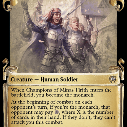 Champions of Minas Tirith (Showcase) [Tales of Middle-earth Commander]