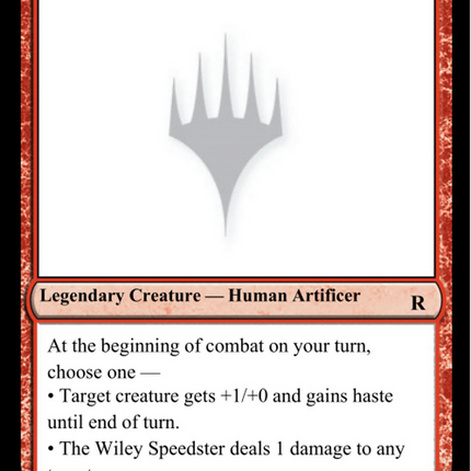 The Wiley Speedster [Unknown Event]