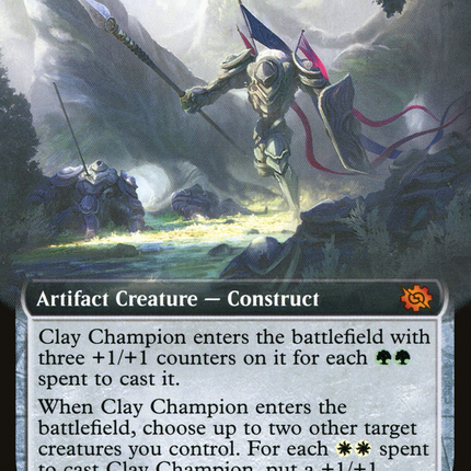 Clay Champion (Extended Art) [The Brothers' War]