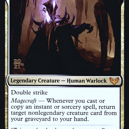 Extus, Oriq Overlord // Awaken the Blood Avatar [Strixhaven: School of Mages Promos] Prerelease Foil