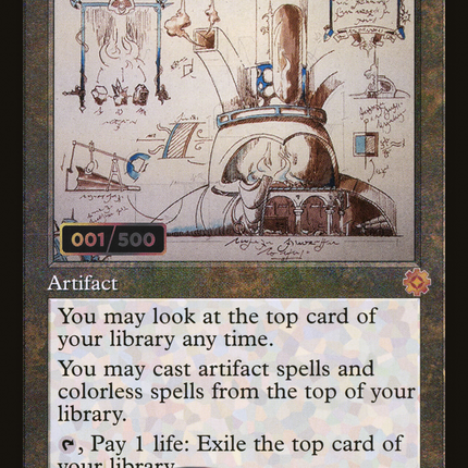 Mystic Forge (Retro) [The Brothers' War Retro Artifacts] Serialized Foil