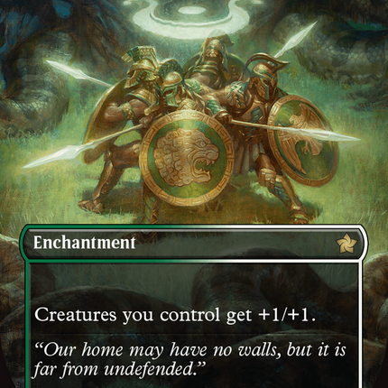 Anthem of Champions (Borderless) [Foundations] Foil