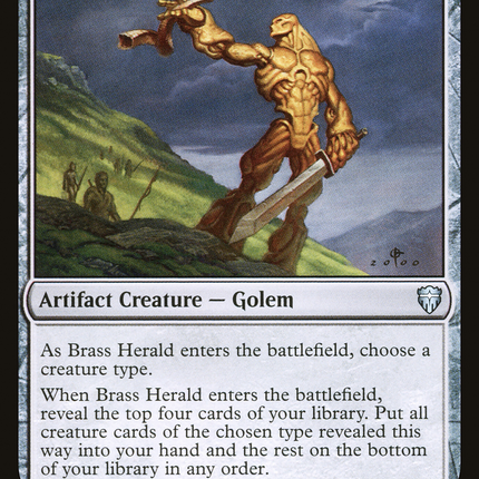 Brass Herald [Commander Legends]