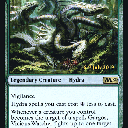 Gargos, Vicious Watcher [Core Set 2020 Promos] Prerelease Foil