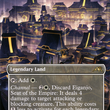 Eiganjo, Seat of the Empire (Borderless) [Kamigawa: Neon Dynasty]