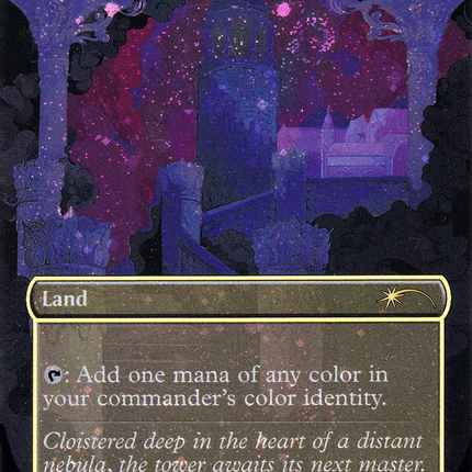 Command Tower (Borderless) [Secret Lair Drop] Galaxy Foil