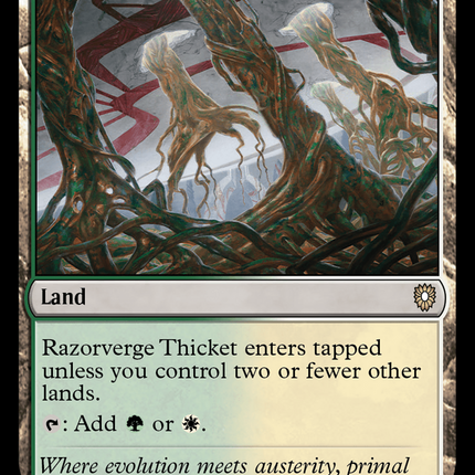 Razorverge Thicket [Bloomburrow Commander]