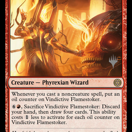 Vindictive Flamestoker [Phyrexia: All Will Be One Promos]