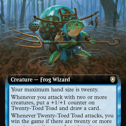 Twenty-Toed Toad [Bloomburrow Commander]