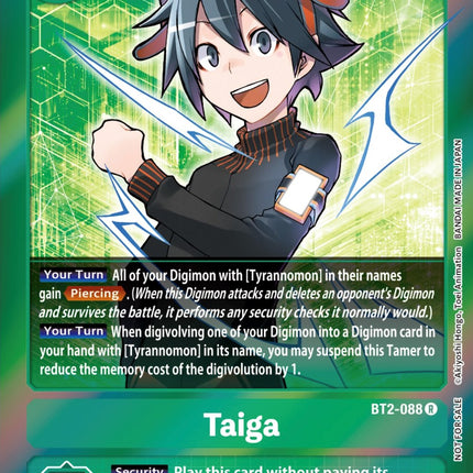Taiga [BT2-088] (Event Pack 4) [Release Special Booster Promos]