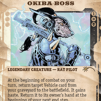 Greasefang, Okiba Boss (Showcase) (Borderless) [Secret Lair Drop]