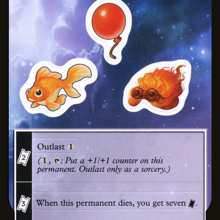 Demonic Tourist Laser [Unfinity Sticker Sheets]