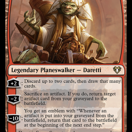Daretti, Scrap Savant [Commander Masters]