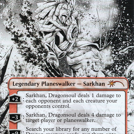Sarkhan, Dragonsoul (Borderless) [Secret Lair Drop] Foil