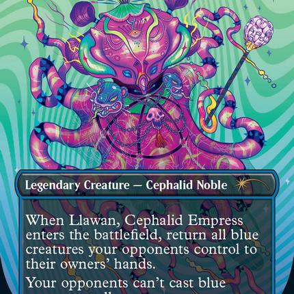 Llawan, Cephalid Empress (Borderless) [Secret Lair Drop]
